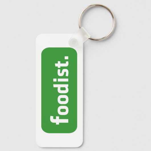 Foodist. Sleutelhanger (Achterkant)