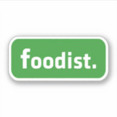 Foodist. Sticker (Voorkant)