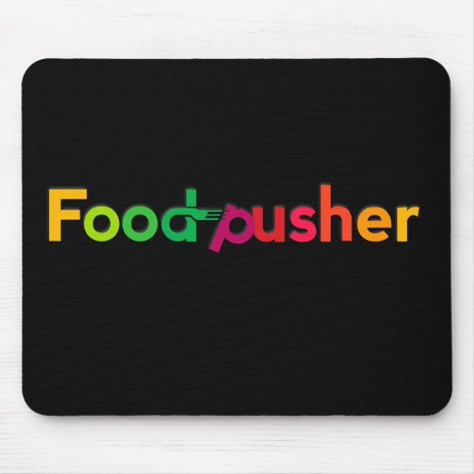 FoodPusher mousepad Muismat (Voorkant)
