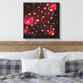 Foods Delight Cranberry Lights Canvas Afdruk (Insitu (Slaapkamer))