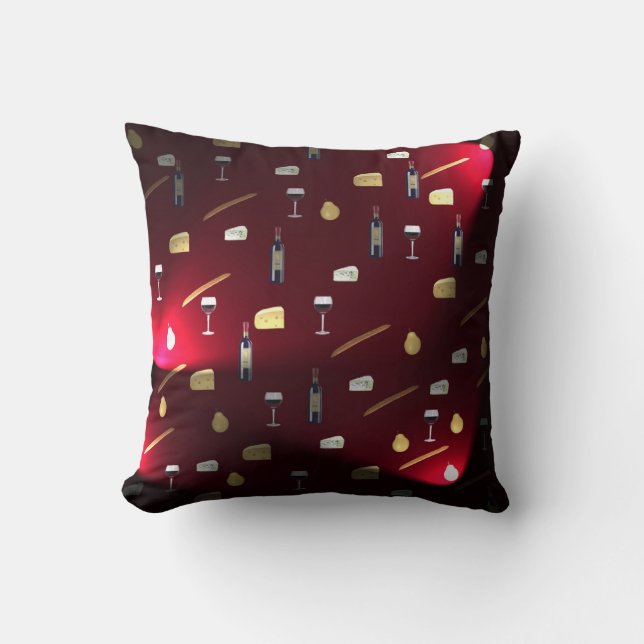 Foods Delight Cranberry Lights Kussen (Voorkant)