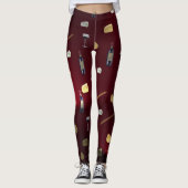 Foods Delight Cranberry Lights Leggings (Voorkant)