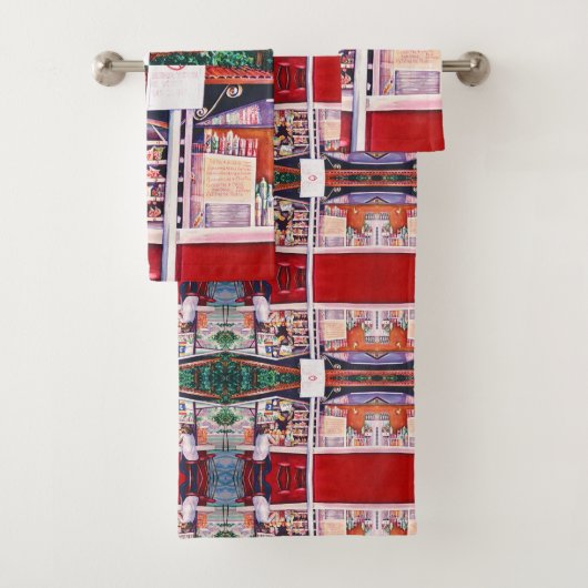 Foodstand, Mexico Bad Handdoek (Insitu)