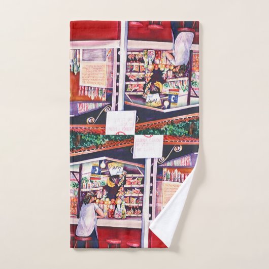 Foodstand, Mexico Bad Handdoek (Handdoek)