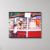 Foodstand, Mexico Canvas Afdruk (Voorkant)