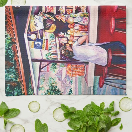 Foodstand, Mexico Theedoek (Gevouwen)