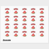 Foody 2 ronde sticker (Vel)