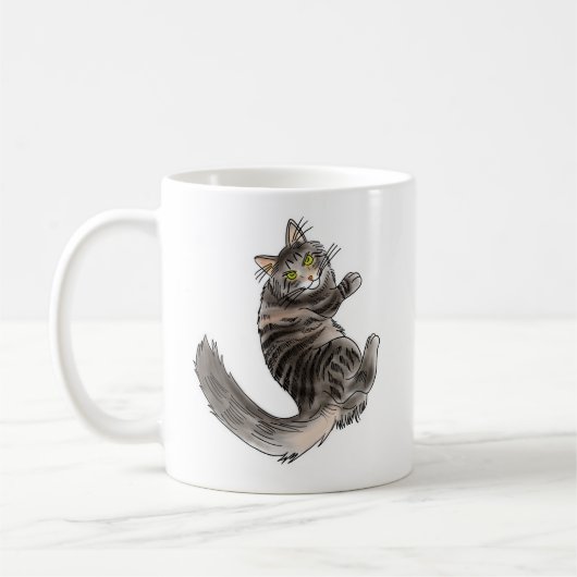 FooFooCat: Jumbo Maine Coon Koffiemok (Links)