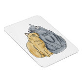 FooFooCat: Katten knuffelen Magneet (Rechterzijde)