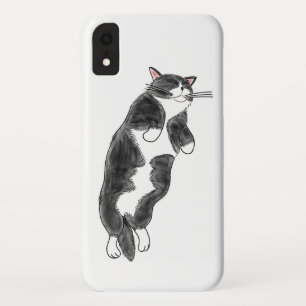 FooFooCat: Lazy Jumbo Tuxedo Cat Case-Mate iPhone Case