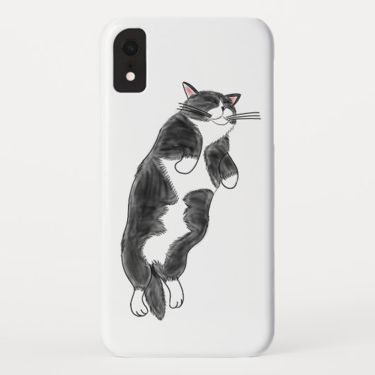 FooFooCat: Lazy Jumbo Tuxedo Cat Case-Mate iPhone Case (Achterkant)