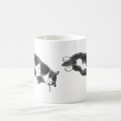 FooFooCat: Lazy Jumbo Tuxedo Cat Koffiemok (Center)