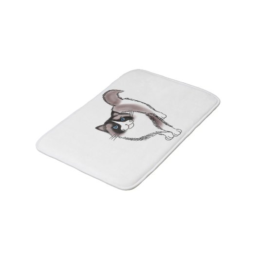 FooFooCat: Sassy Ragdoll Badmat (Gekanteld)