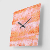 Fook couro de salmão, esbranquiçado vierkante klok (Hoek)