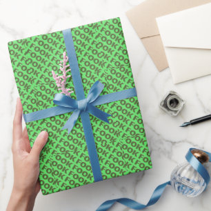 Fook groen glanzend inpakpapier