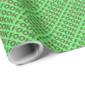 Fook groen mat inpakpapier (Rol Hoek)