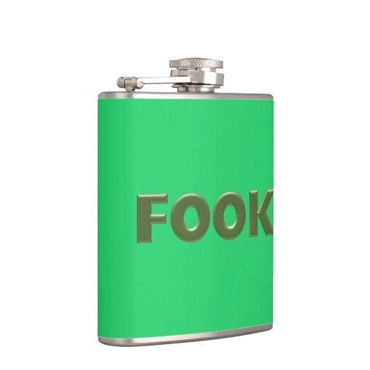 Fook groen omwikkelde kolf heupfles (Rechts)