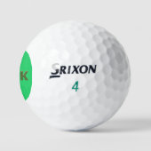 Fook groen Srixon Soft Feel golfballen 3 pk (Logo)