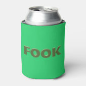 Fook groene koelbox blikjeskoeler (Blikje Voorkant)