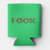 Fook groene koelbox blikjeskoeler (Voorkant)