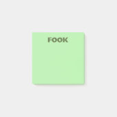 Fook groene notitieblokken post-it® notes (Voorkant)
