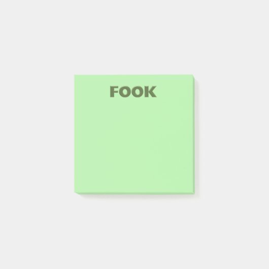 Fook groene notitieblokken post-it® notes (Voorkant)
