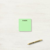 Fook groene notitieblokken post-it® notes (Op bureau)
