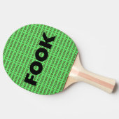 Fook ping pong peddel tafeltennisbatje (Zijkant)