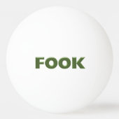 Fook witte 1-sterren ping pong bal pingpongbal (Voorkant)