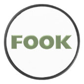 Fook witte hockey puck (Voorkant)