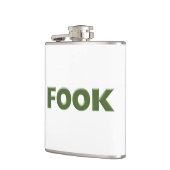 Fook witte omwikkelde kolf heupfles (Links)