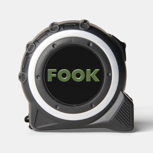 Fook zwarte meetlint rolmaat (Voorkant)
