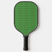 Fook zwarte pickleball paddle (Achterkant)