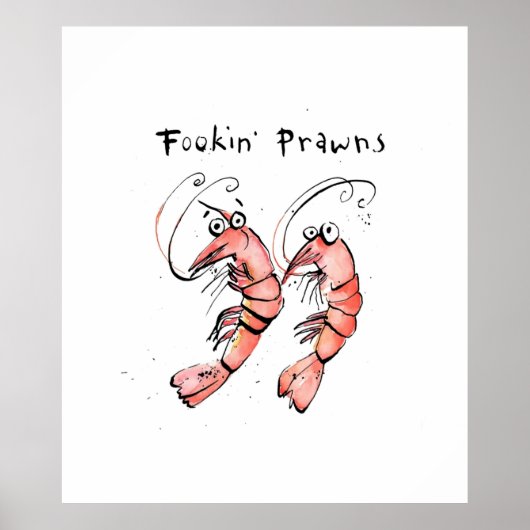 Fookin Prawns Poster (Voorkant)