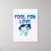 Fool For Love Romance koppel Canvas Afdruk (Voorkant)