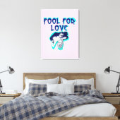 Fool For Love Romance koppel Canvas Afdruk (Insitu (Slaapkamer))