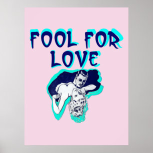 Fool For Love Romance koppel Poster