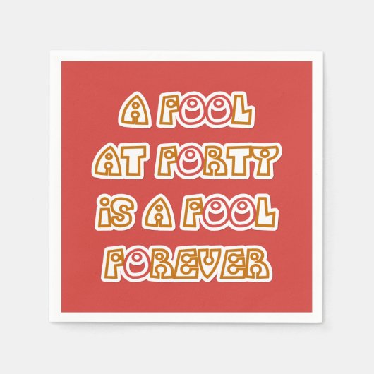 Fool Forever Servet (Voorkant)