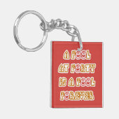 Fool Forever Sleutelhanger (Voorkant Links)