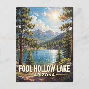 Fool Hollow Lake Recreation Area — Arizona Briefkaart