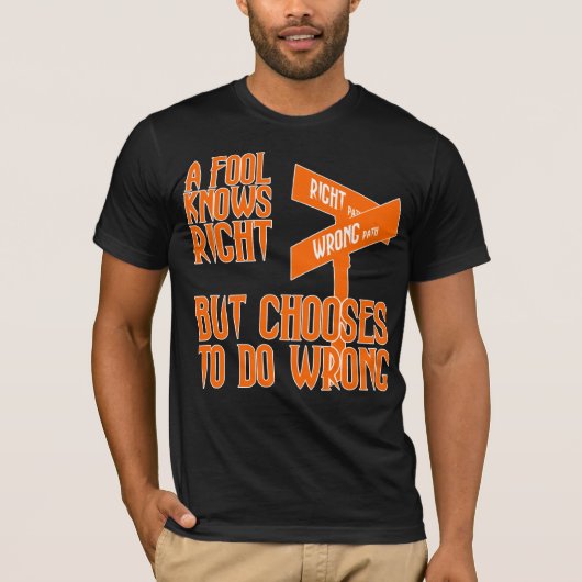 Fool kent RIght T-shirt (Voorkant)