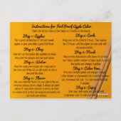 Fool Proof Apple Cider Recept Kaart (Achterkant)