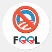 FOOL RONDE STICKER (Voorkant)