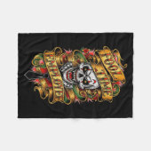 Fool Time Employee Funny Office Humor  Fleece Deken (Voorkant (Horizontaal))