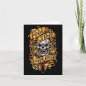 Fool Time Employee Funny Office Humor  Kaart (Voorkant)