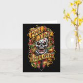 Fool Time Employee Funny Office Humor  Kaart (Gele Bloem)