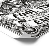 Fool Time Employee Funny Office Humor  Poster (Hoek)