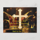 Fool vs Wise Briefkaart (Voorkant)