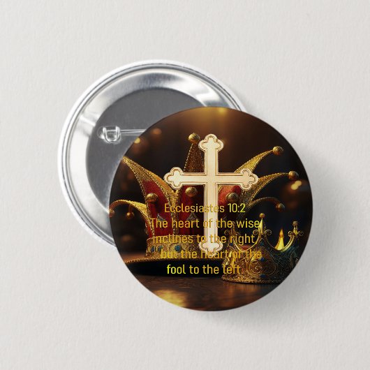 Fool vs Wise Ronde Button 5,7 Cm (Voorkant /achterkant)