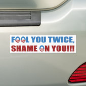 Fool You Twice Bumpersticker (Op auto)